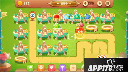 保卫萝卜3手游冒险模式游乐场 第31关金萝卜攻略