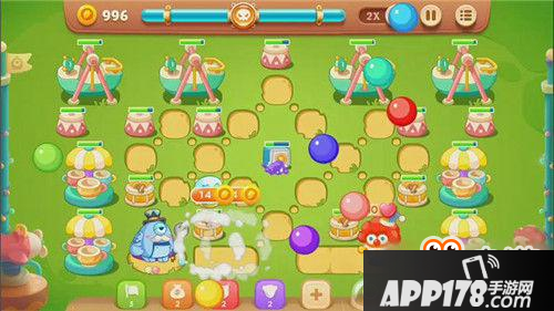 保卫萝卜3手游冒险模式游乐场 第10关金萝卜攻略