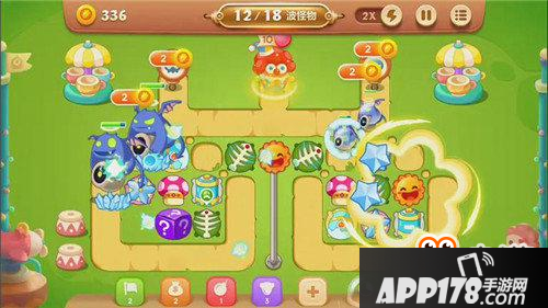 保卫萝卜3手游冒险模式游乐场 第21关金萝卜攻略