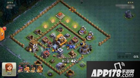 部落冲突夜世界5本阵型