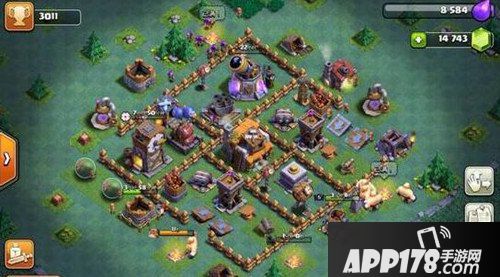 部落冲突夜世界5本阵