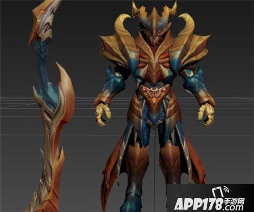 王者荣耀铠新皮肤曝光 魔龙铠甲模型速递