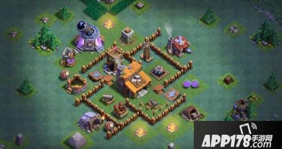 部落冲突夜世界3本阵型