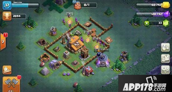 部落冲突夜世界3本阵型