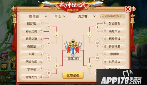 梦幻西游手游第18届武神坛之战圆满落幕 巅峰对决精彩待续