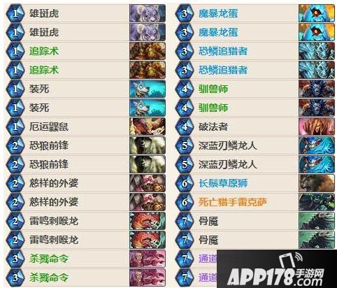 炉石传说亡语猎卡组 狗头人猎人卡组推荐