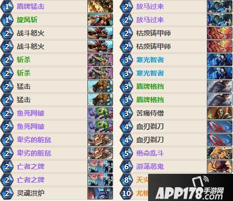 炉石传说疲劳战卡组 炉石传说狗头人战士卡组推荐