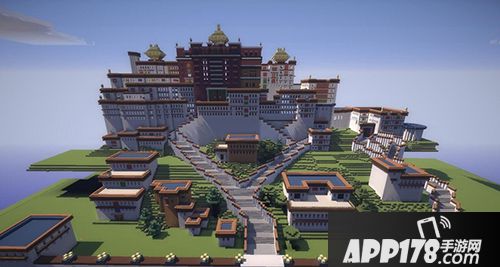 我的世界建筑布达拉宫欣赏 难以超越的作品