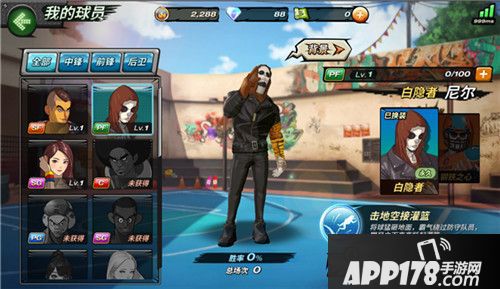 潮人篮球大前锋技能