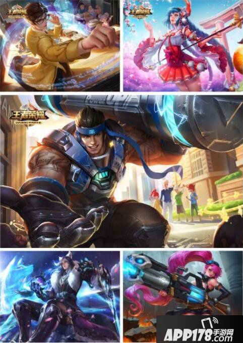 王者荣耀团战精神投票结束 这五位英雄将制作新皮肤