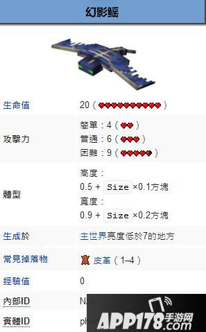 我的世界幻影鳐介绍 幻影鳐属性详解