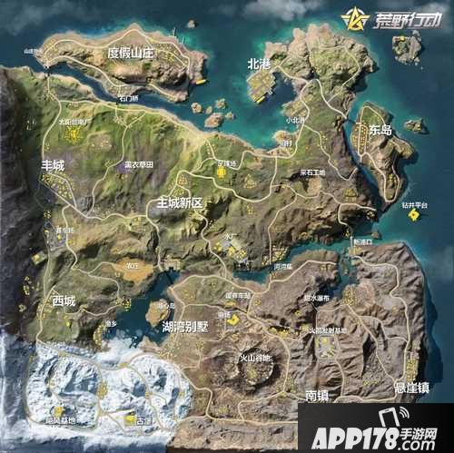 荒野行动详细大地图露面 三把水下武器数值曝光