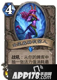 炉石传说女巫森林吹笛人属性卡牌图鉴