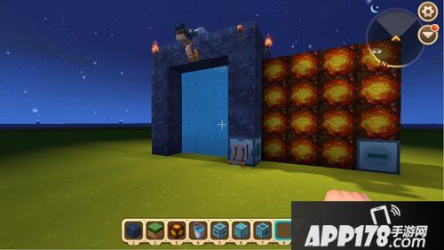 迷你世界水帘洞滑动门怎么做 水帘洞滑动门制作教程