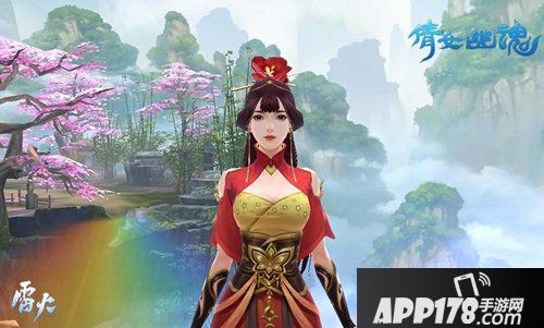 一袭红衣绝色倾城 绝美coser演绎倩女幽魂手游时装故事