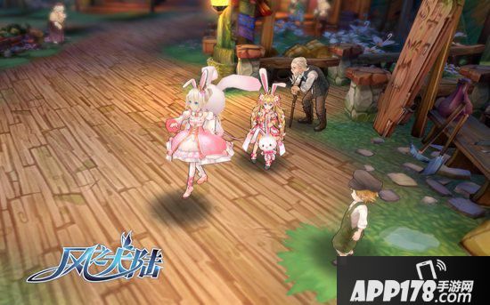 风之大陆手游午茶时光洛丽塔连衣裙时装