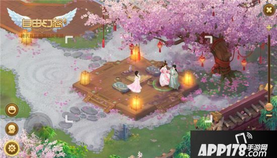 自由幻想手游全新浪漫地图八王府 荡荡秋千惬意人生