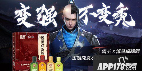 流星蝴蝶剑联动霸王洗发水