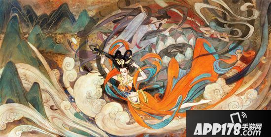 王者荣耀敦煌岩彩画展出法国