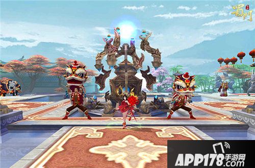 蜀门手游情谜元宵节双节福利狂欢登录送坐骑