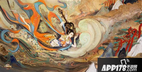 王者荣耀敦煌岩彩画展出法国