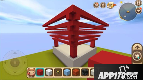 迷你世界中国馆建造步骤