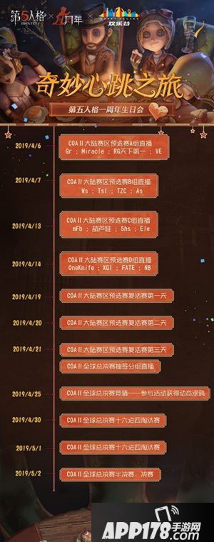 第五人格一周年生日开场
