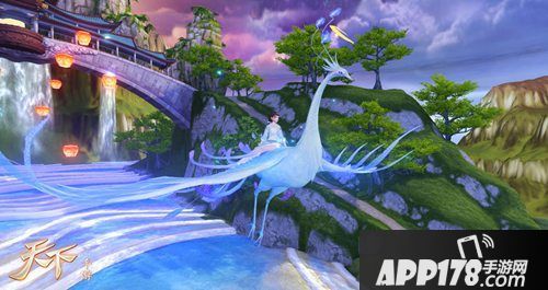 天下手游坐骑冰羽仙凤上线