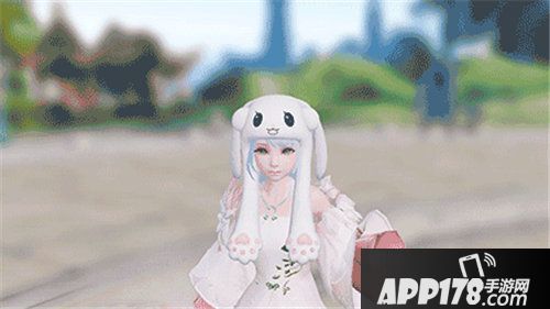 天下手游兔耳朵头饰