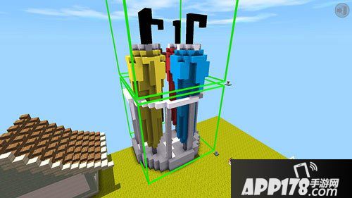 迷你世界微缩雨伞架制作步骤