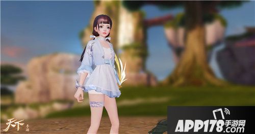 天下手游宝藏时装换上仙女裙