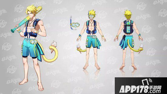 非人学园06号新时装 着泳装变身海尔弟