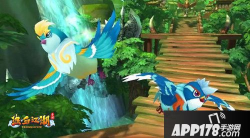 热血江湖手游双生雀萌宠上线