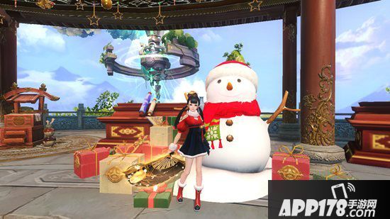 天下手游双旦狂欢进行时 大荒草精与圣诞树联手送福利