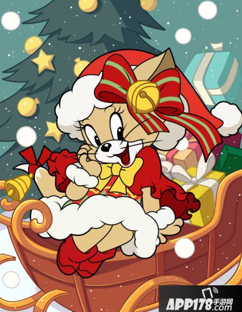 猫和老鼠手游新角色图茨即将登场 浪漫圣诞少女喵