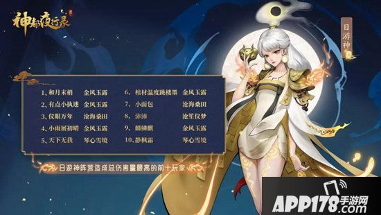 神都夜行录日夜争逐趣味数据大盘点 群英竞逐争鬼巡