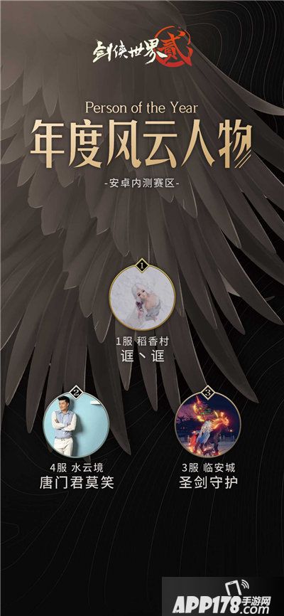 剑侠世界2手游2019年度风云人物盘点