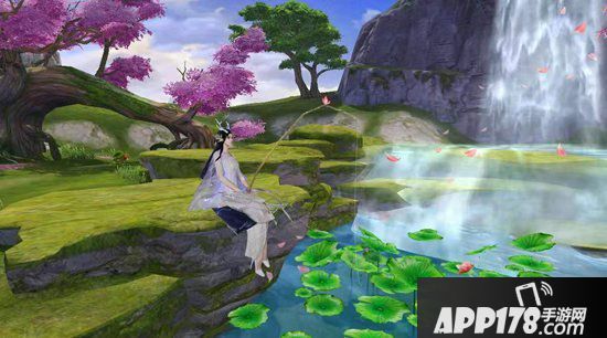 天下手游大荒美人图鉴年末更新 芙蓉不及美人妆