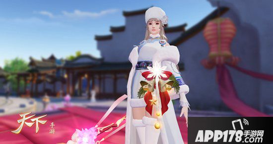 天下手游雪醉棠红时装限时返场 千里海棠宛红妆