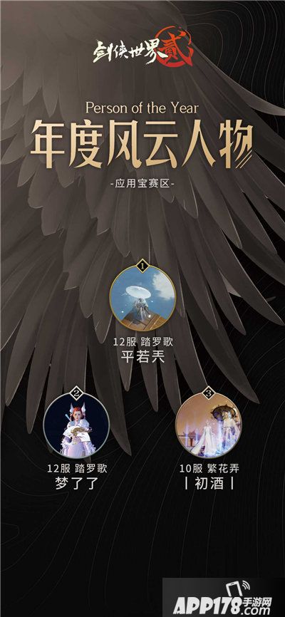 剑侠世界2手游2019年度风云人物盘点