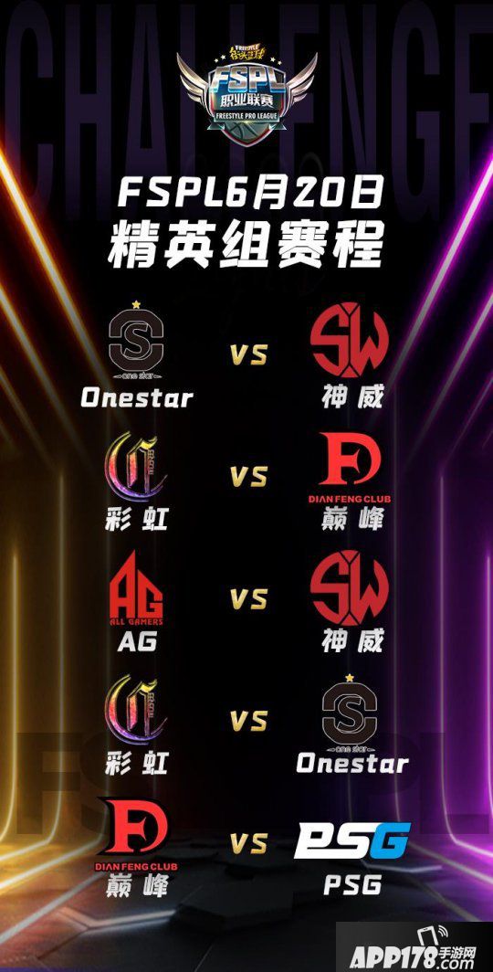 《街头篮球》FSPL惊现死亡之组 谁才是最强新秀