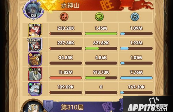 剑与远征王座之塔310层怎么过 310层通关打法阵容攻略