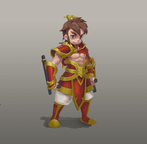 1.游戏采用Q版3D画面Q版的人物形象可爱的人物造型