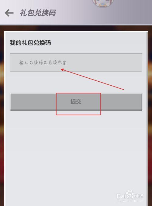 礼包兑换码在哪里输入