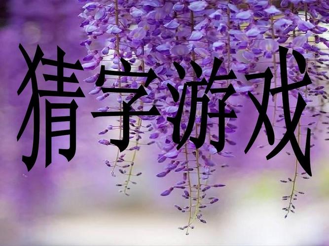 猜字游戏名字
