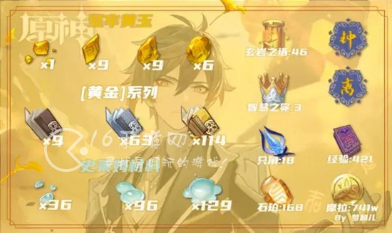 原神钟离突破材料汇总 钟离天赋突破材料详情