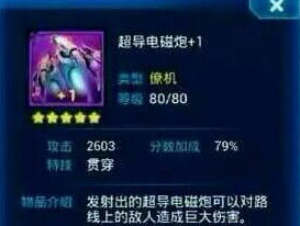 雷霆战机超导电磁炮怎么获得 多少钱