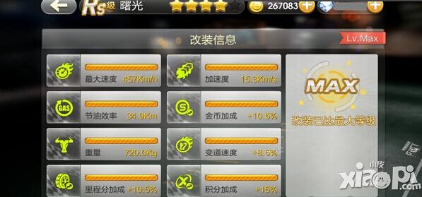 天天飞车曙光属性